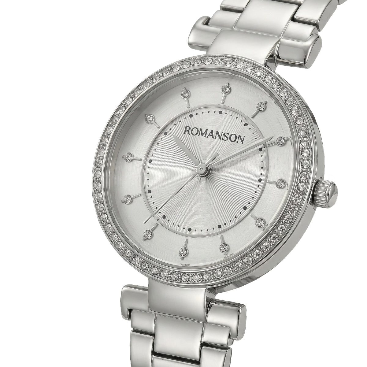 Romanson Classic Silver Women Watch RM6BS204TLWWH
