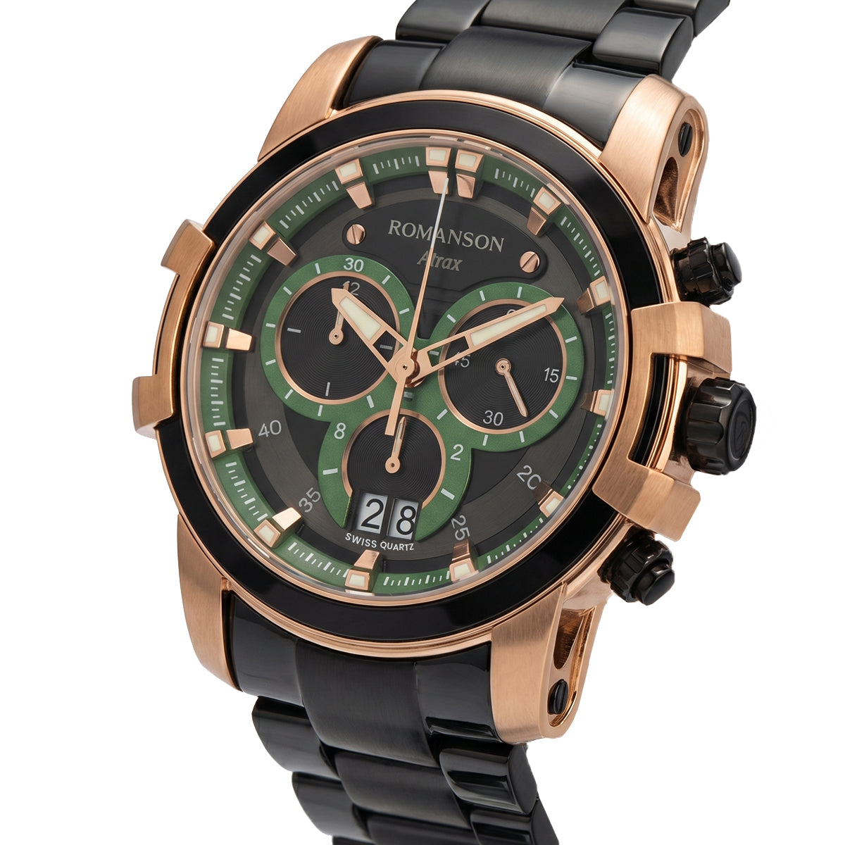 Romanson Classic Black Men Watch PA5BS058HMKGN