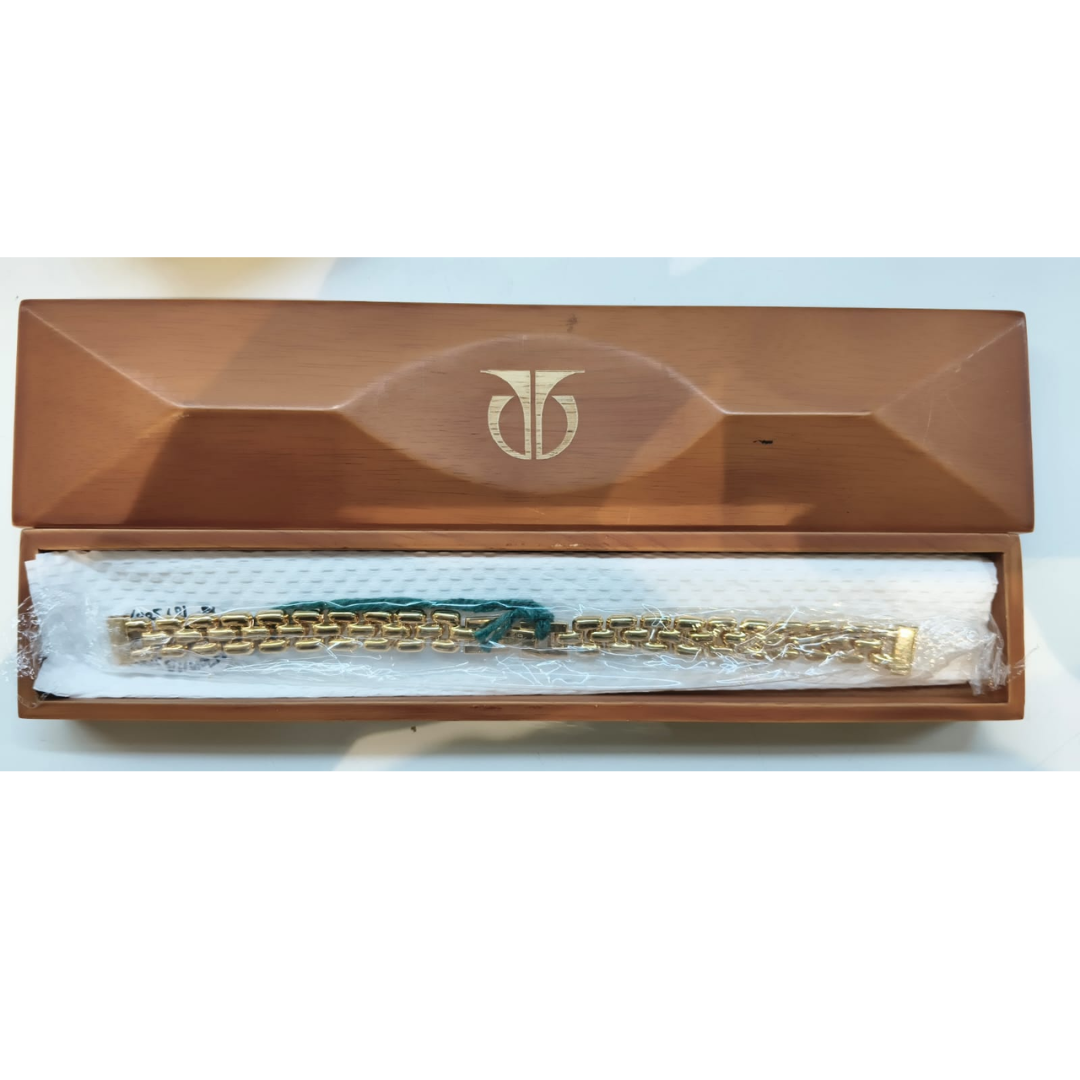 92JWWMB35AYL90 / Gold Bracelet 10mm 18kt 35b