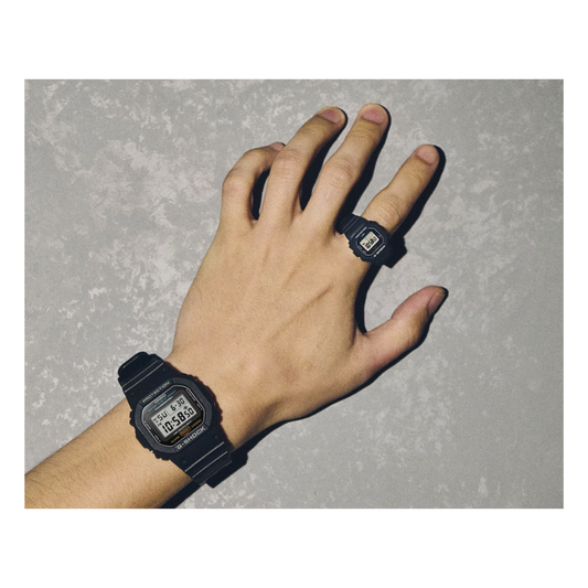 Casio Digital Black Ring Unisex Watch G1749 - DWN-5600-1