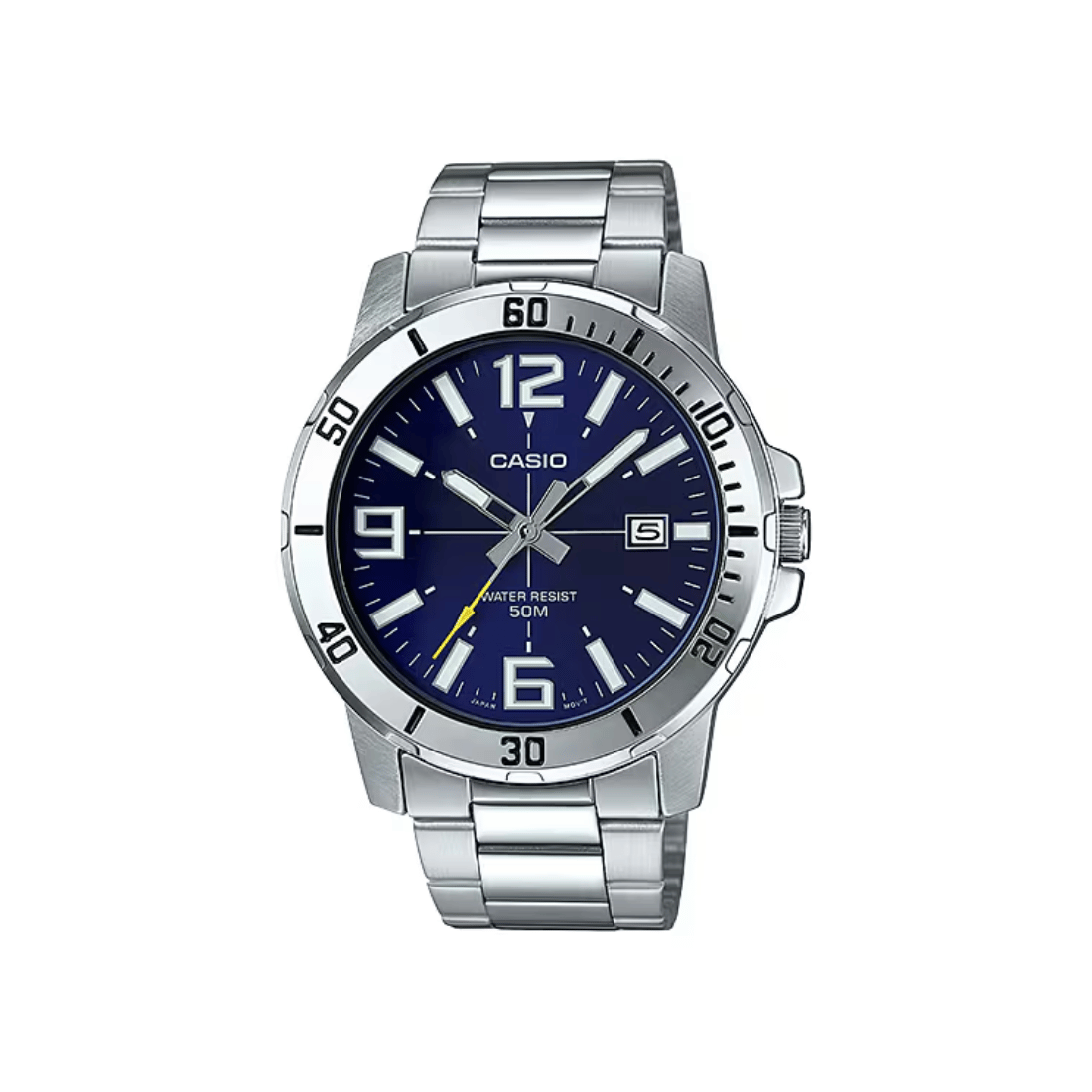Casio Enticer Blue Dial Mens Watch A1363 - MTP-VD01D-2BV