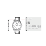 Casio Enticer White Dial Mens Watch A1539 - MTP-1302D-7A1V
