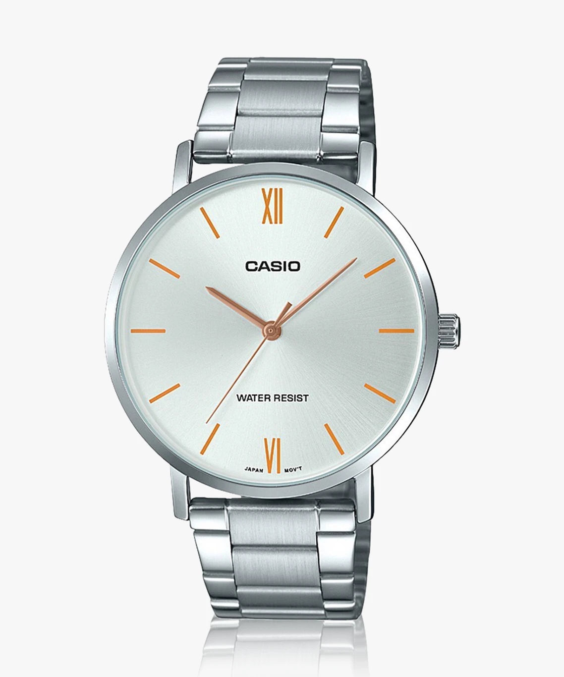 Casio Enticer Silver Dial Men Watch A1614 MTP-VT01D-7BUDF