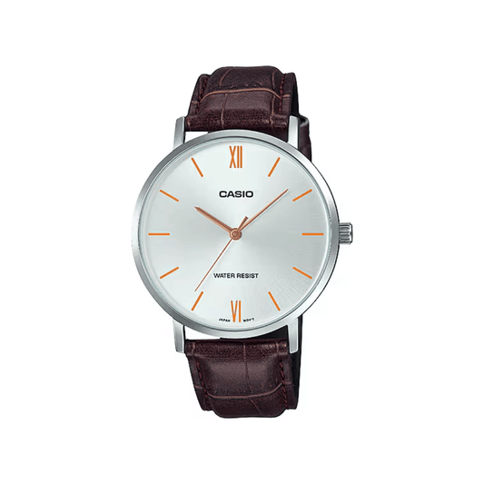 Casio Enticer White Dial Mens Watch A1618 - MTP-VT01L-7B2