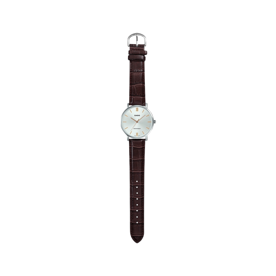 Casio Enticer White Dial Mens Watch A1618 - MTP-VT01L-7B2