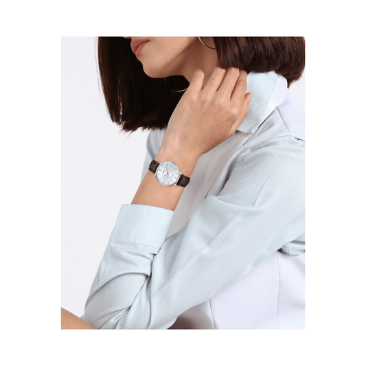 Casio Enticer White Dial Womens Watch A1628 - LTP-VT01L-7B2