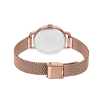 Casio Enticer Black Dial Rose Gold Stainless Steel Womens Watch A1794 - LTP-E412MPG-1A