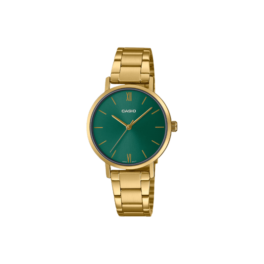 Casio Enticer Green Dial Women Watch A1999 - LTP-VT02G-3A