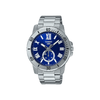Casio Enticer Blue Dial Steel Mens Watch A2068 - MTP-VD200D-2BUDF