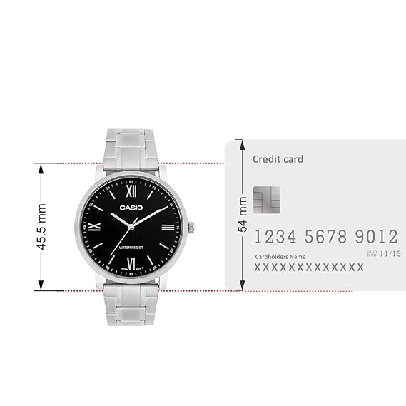Casio Enticer Black Dial Men Watch A2152 MTP-SN1D-1A