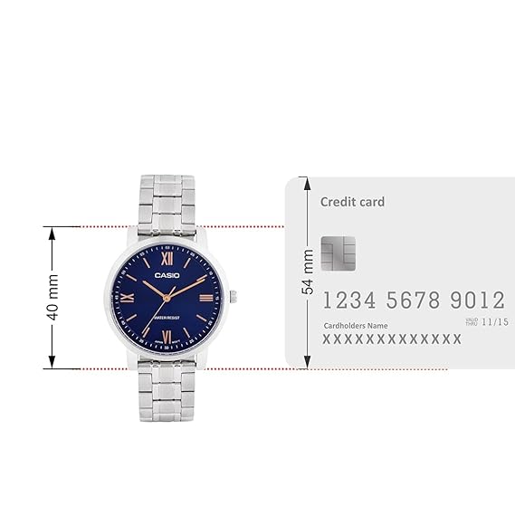 Casio Enticer Analog Blue Women Watch A2155 LTP-SN1D-2A