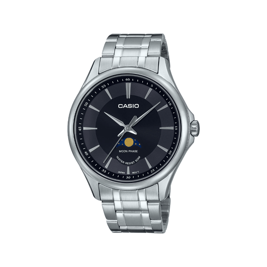 Casio Enticer Analog Silver Men's  Watch A2165 - MTP-M100D-1AV