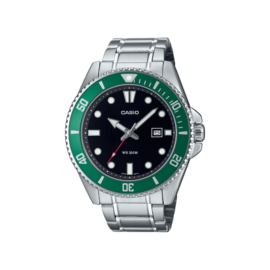 Casio Enticer Black Dial Mens Watch A2192 - MDV-107D-3AV