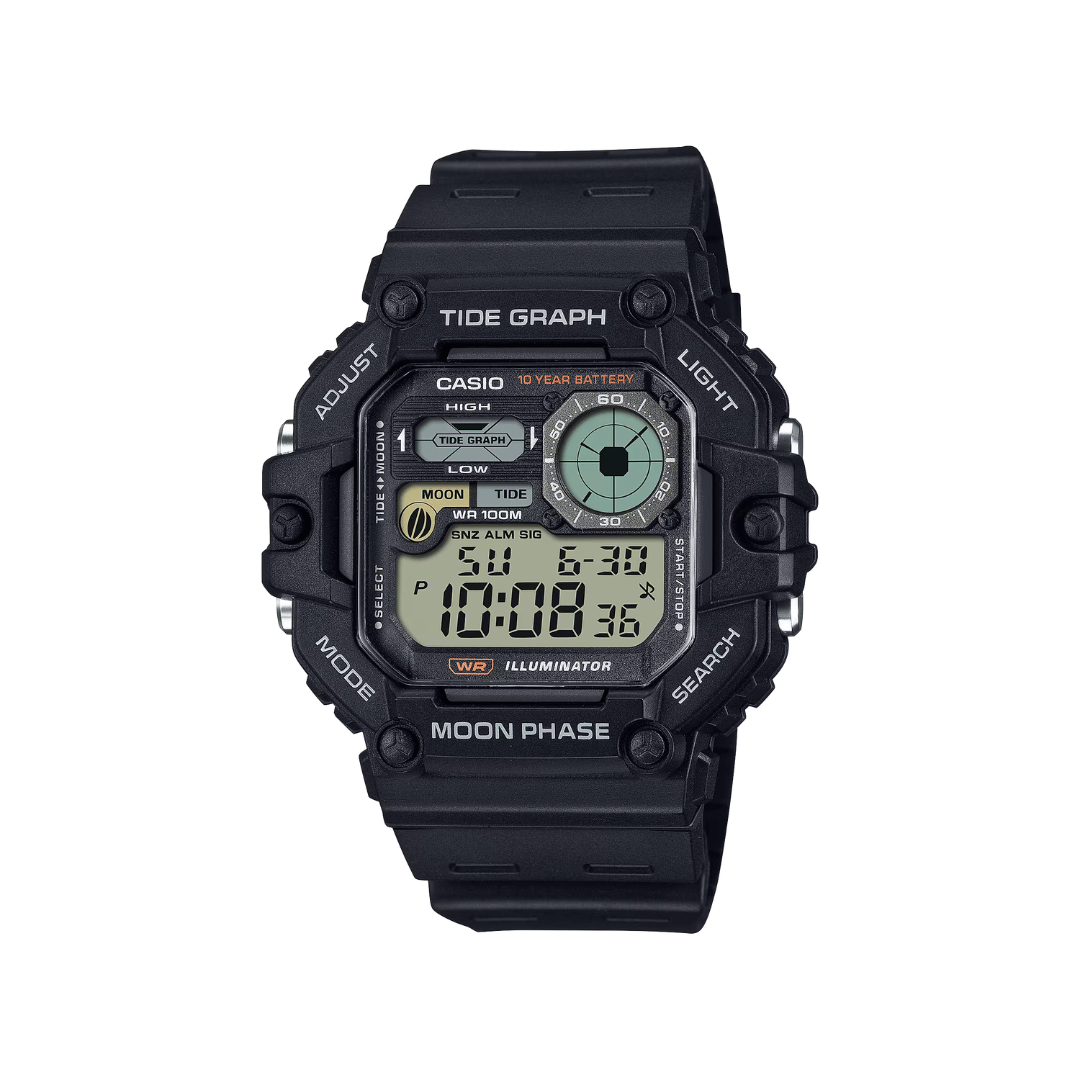 Casio Digital Mens Watch A2247 - WS-1700H-1AV