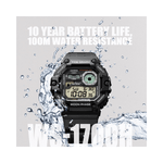 Casio Digital Mens Watch A2247 - WS-1700H-1AV