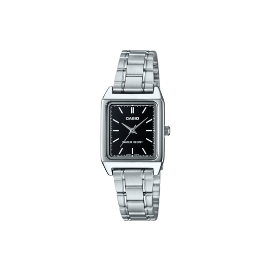 Casio Enticer Black Dial Square Womens Watch A2279 - LTP-V007D-1E
