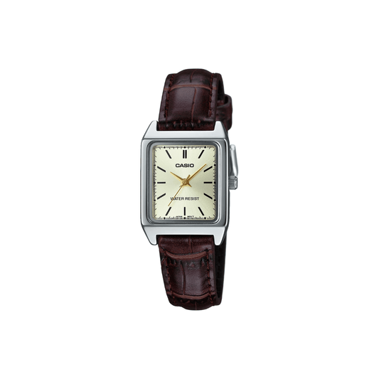 Casio Enticer Golden Dial Womens Watch A2292 - LTP-V007L-9E