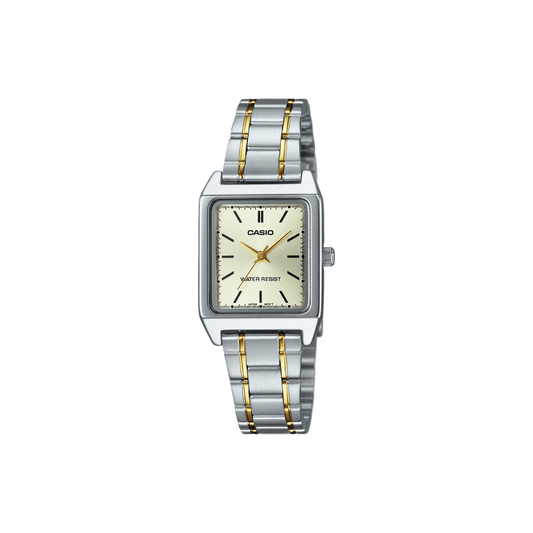 Casio Enticer Silver Golden Womens Watch A2294 - LTP-V007SG-9E