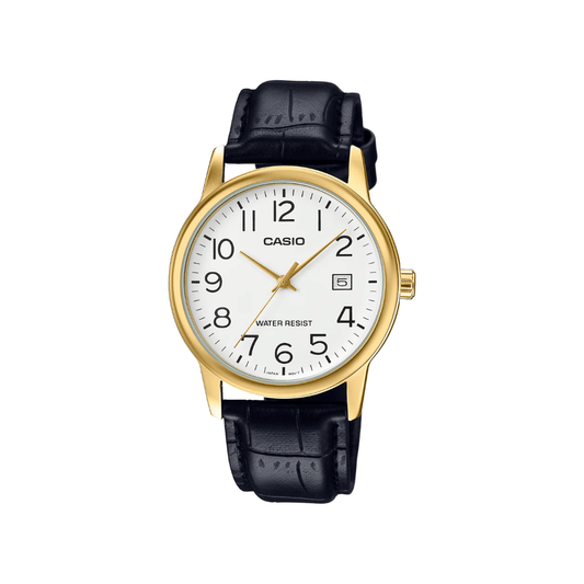 Casio Enticer Full Figure White Dial Men's Watch A2314 - MTP-V002GL-7B2