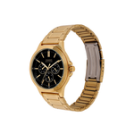 Casio Enticer Multifunction Black Dial Golden Stainless Steel Mens Watch A2318 - MTP-V300G-1A