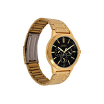 Casio Enticer Multifunction Black Dial Golden Stainless Steel Mens Watch A2318 - MTP-V300G-1A