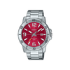 Casio Enticer Red Dial Mens Watch A2338 - MTP-VD01D-4BV