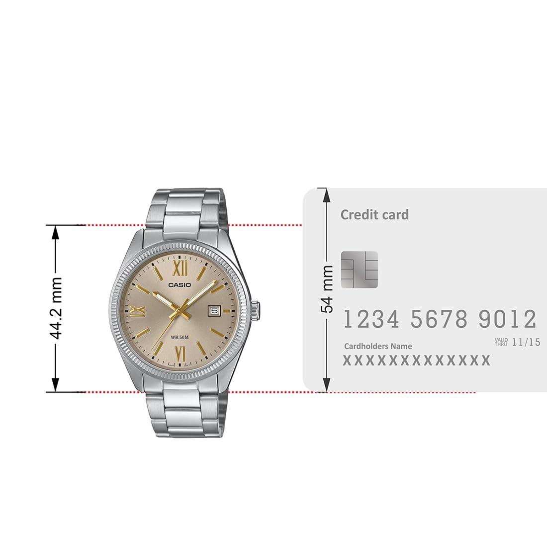 Casio Enticer Men Analog Golden Dial Men’s Watch – MTP-1302DD-9AVDF (A2343)