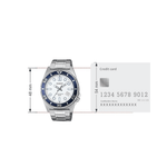 Casio Enticer White Blue Dial Bezel Mens Watch A2379 MTD-135D-7AV