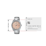 Casio Enticer Peach Dial Mens Watch A2395 - MTP-1302PE-4AV