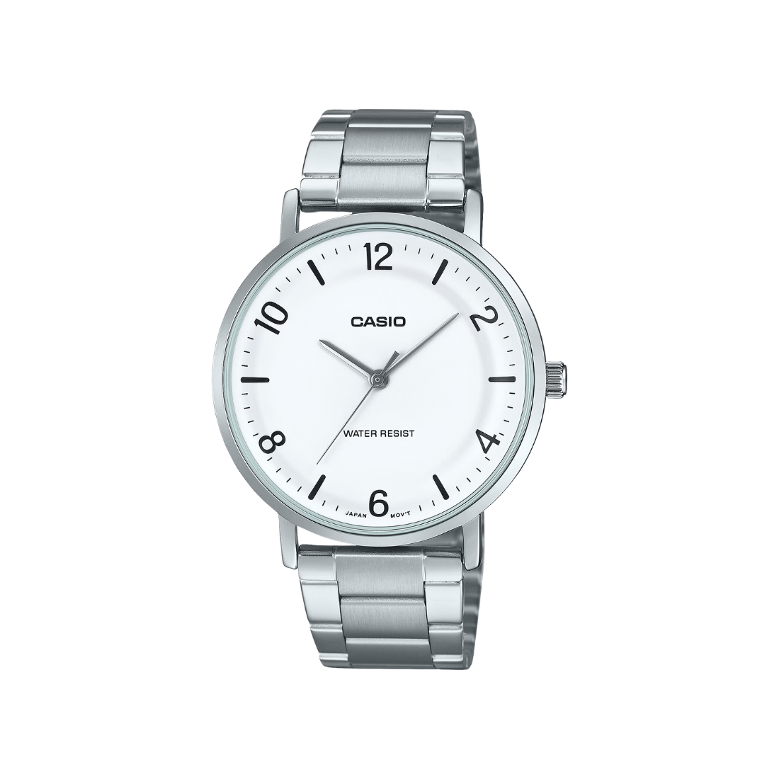 Casio Enticer White Dial Mens Watch A2407 - MTP-VT03D-7B