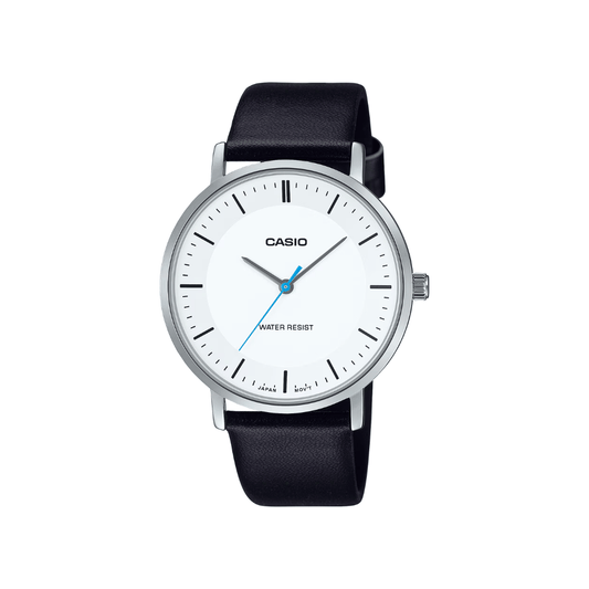 Casio Enticer White Dial Mens Watch A2414 - MTP-VT04L-7E