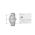 Casio Enticer Silver Dial Stainless Steel Mens Watch A2417 - MTP-E735D-1AV