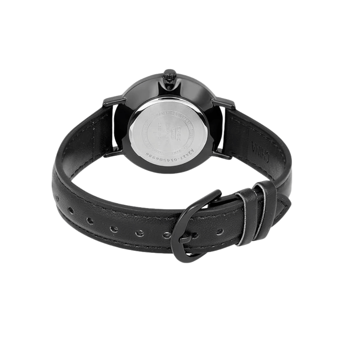 Casio Enticer White Dial Black Case and Strap Womens Watch A2427 - LTP-VT03BL-7B
