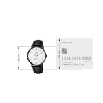 Casio Enticer White Dial Black Case and Strap Womens Watch A2427 - LTP-VT03BL-7B