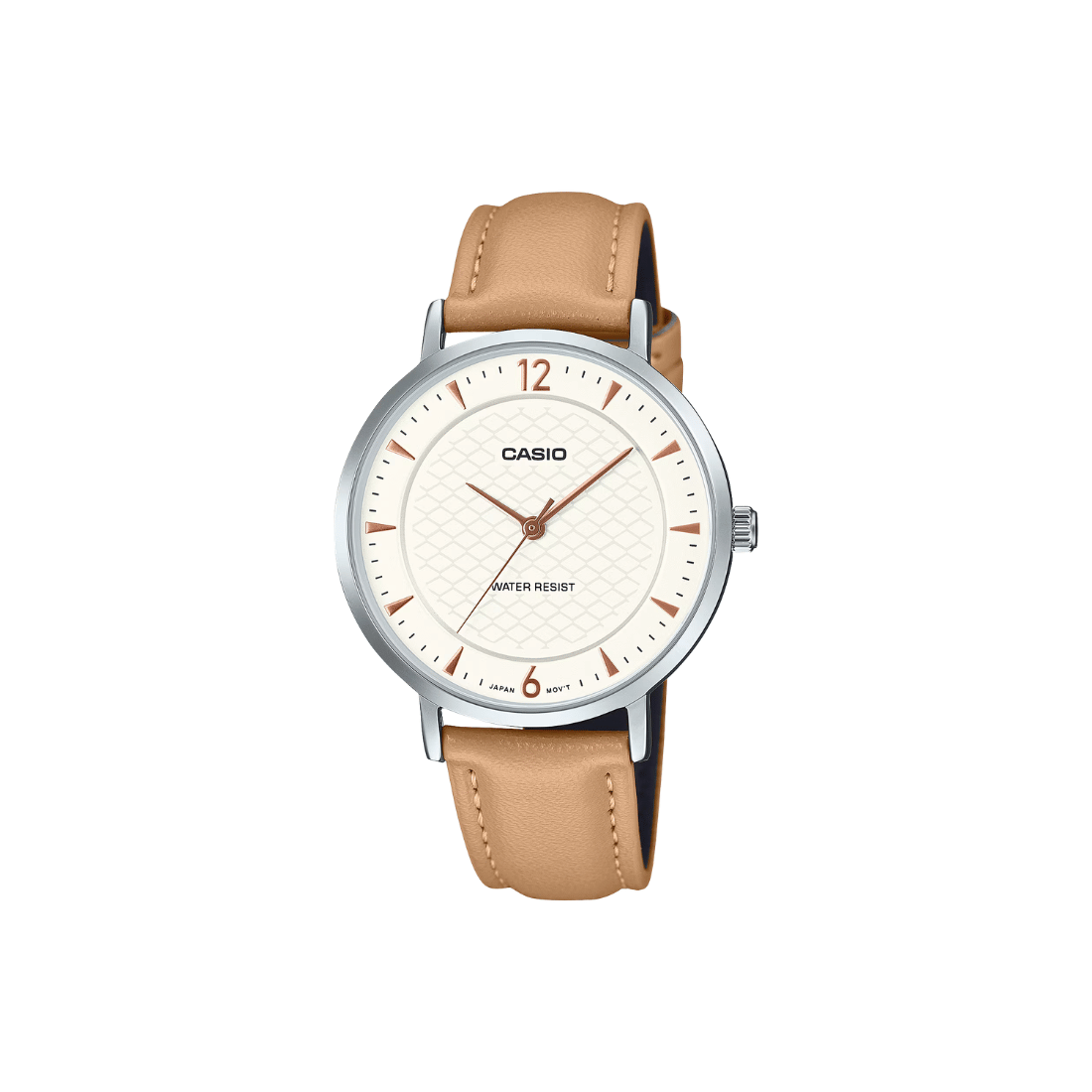 Casio Enticer Cream Dial Womens Watch A2432 - LTP-VT04L-7A1