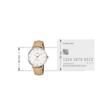 Casio Enticer Cream Dial Womens Watch A2432 - LTP-VT04L-7A1