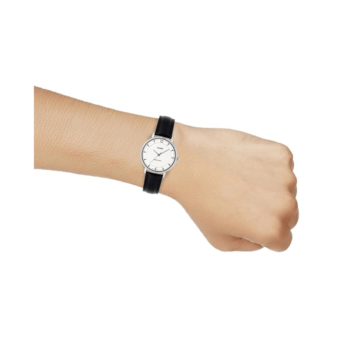 Casio Enticer White Dial Womens Watch A2433 - LTP-VT04L-7A2