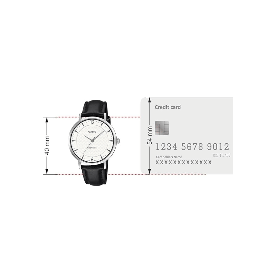 Casio Enticer White Dial Womens Watch A2433 - LTP-VT04L-7A2