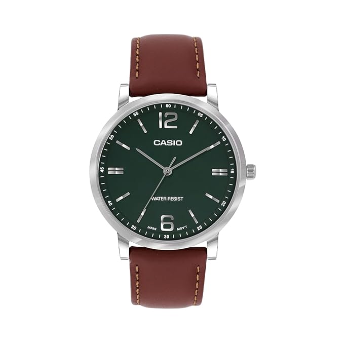 Casio Enticer Men Analog Green Dial Men’s Watch – MTP-SN5YL-3A (A2438)