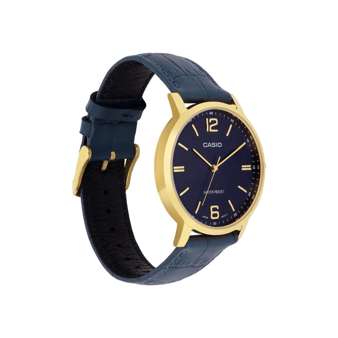 Casio Enticer Blue Dial Mens Watch A2439 MTP-SN5YGL-2A
