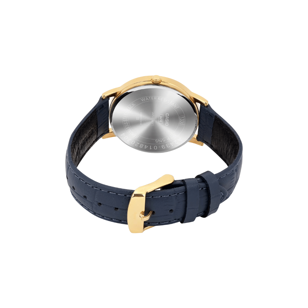 Casio Enticer Blue Dial Mens Watch A2439 MTP-SN5YGL-2A