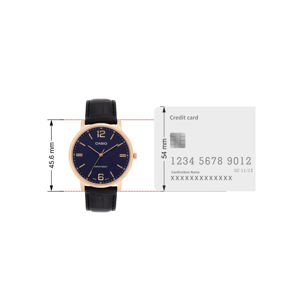 Casio Enticer Blue Dial Mens Watch A2441 - MTP-SN5YRL-2A