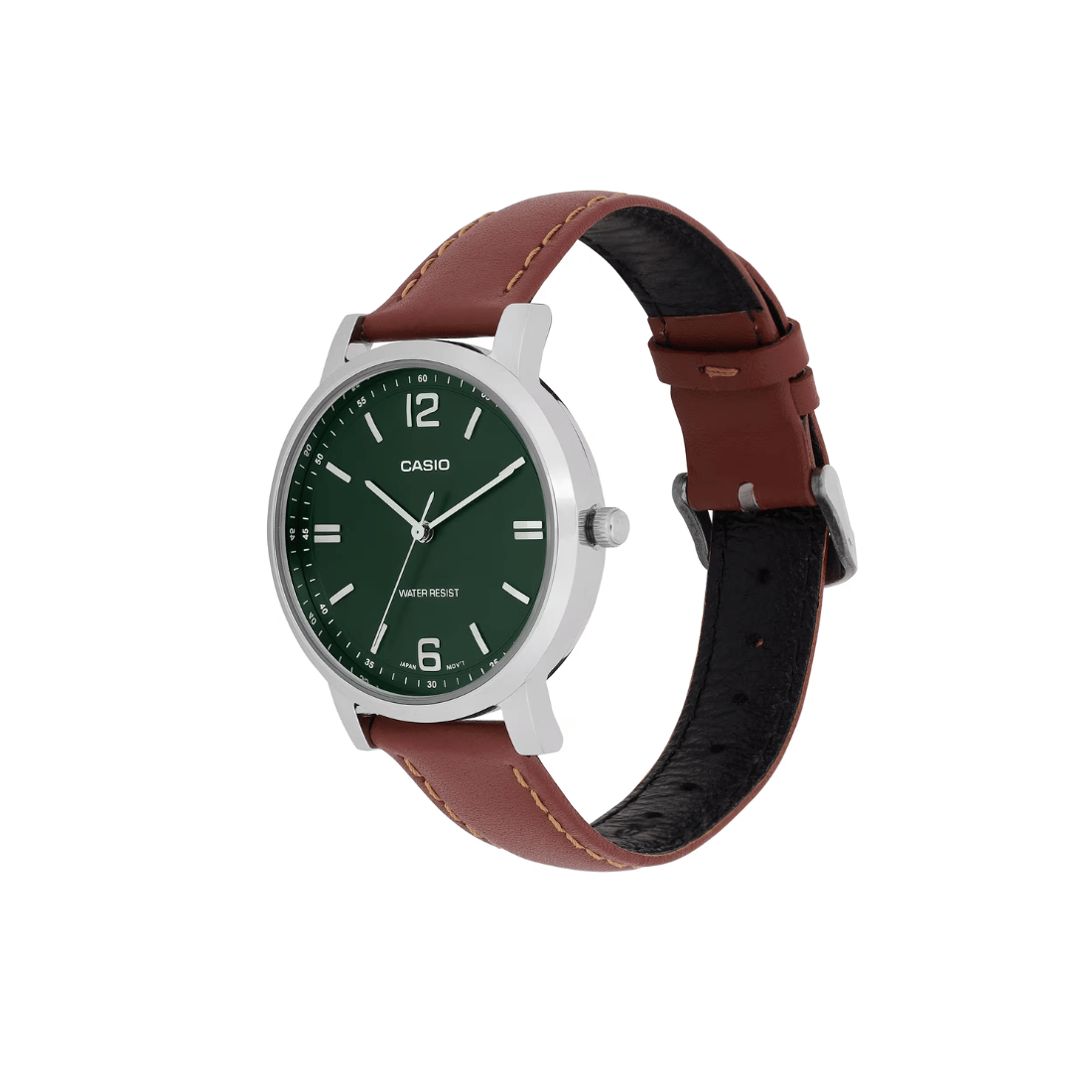 Casio Enticer Green Dial Womens Watch A2447 - LTP-SN5YL-3A
