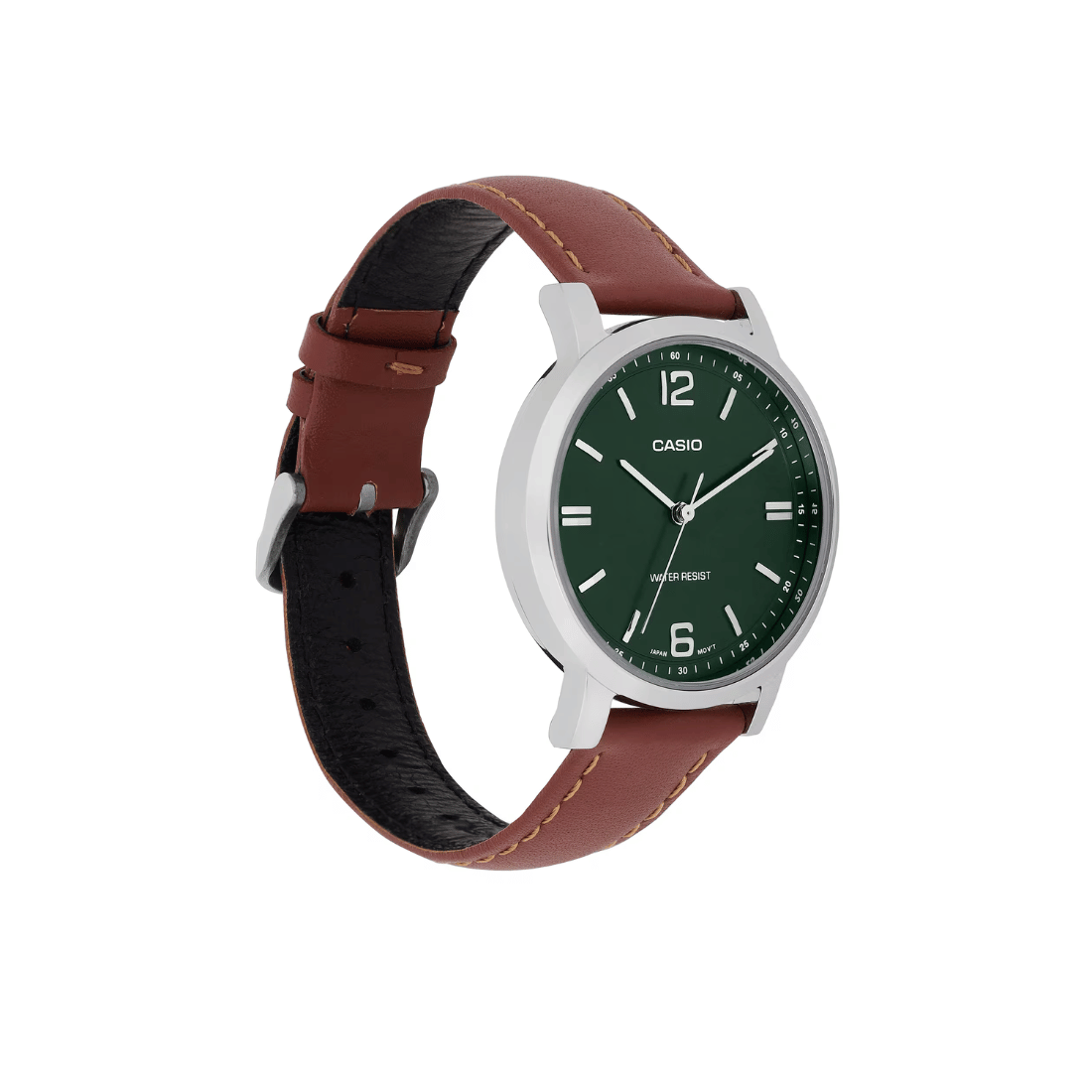 Casio Enticer Green Dial Womens Watch A2447 - LTP-SN5YL-3A