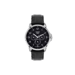 Casio Enticer Multifunction Black Black Dial Leather Strap Mens Watch A2454 - MTP-SN2KL-1A