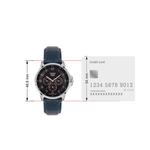 Casio Enticer Black Dial Full Figure Multifunction Mens Watch A2455 - MTP-SN2KL-2A