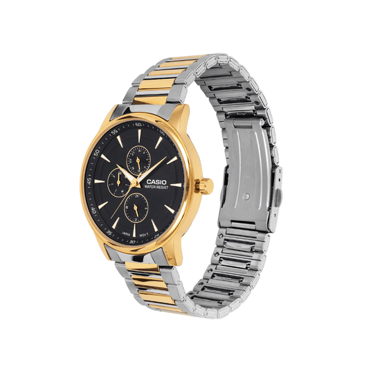 Casio Enticer Multifunction Steel Golden Mens Watch A2459 - MTP-SN3KSG-1A