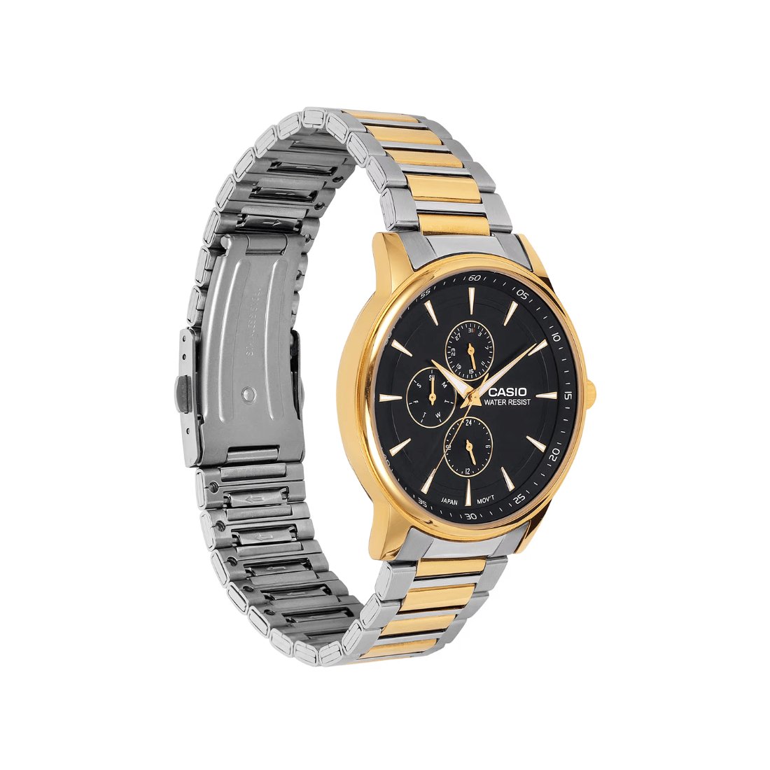 Casio Enticer Multifunction Steel Golden Mens Watch A2459 - MTP-SN3KSG-1A