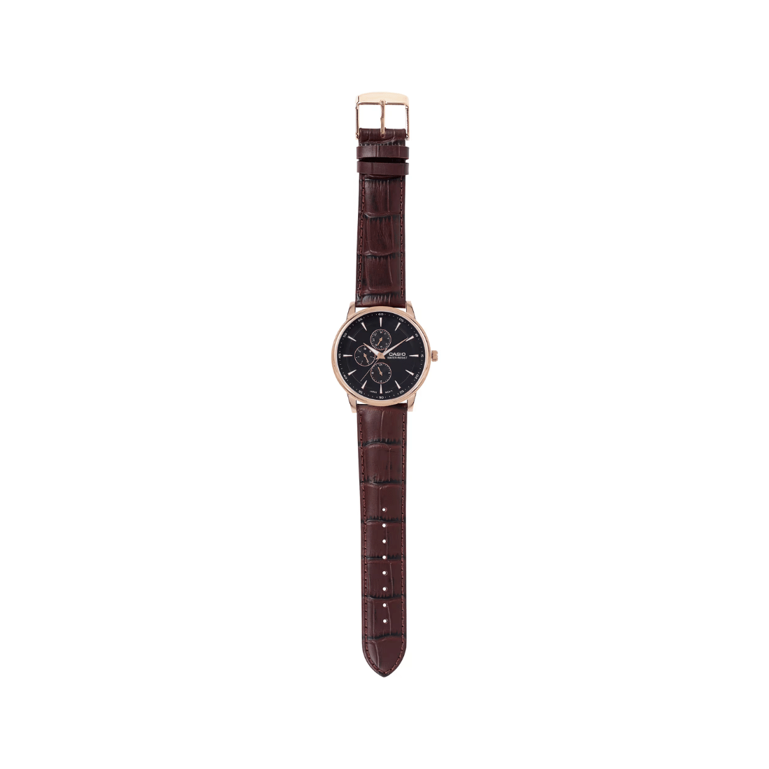 Casio Enticer Multifunction Black Dial Mens Watch A2460 - MTP-SN3KRL-1A