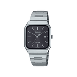 Casio Enticer Black Dial Square Mens Watch A2465 - MTP-B185D-1AV